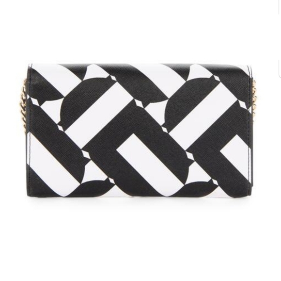 Trina Turk tri-fold wallet on a chain crossbody - Picture 2 of 8